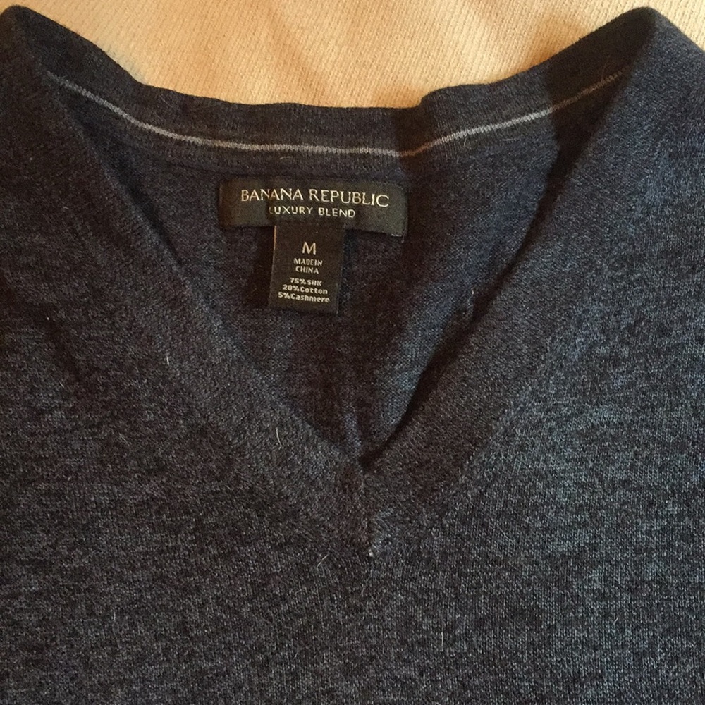 Banana republic blue/black sweater
